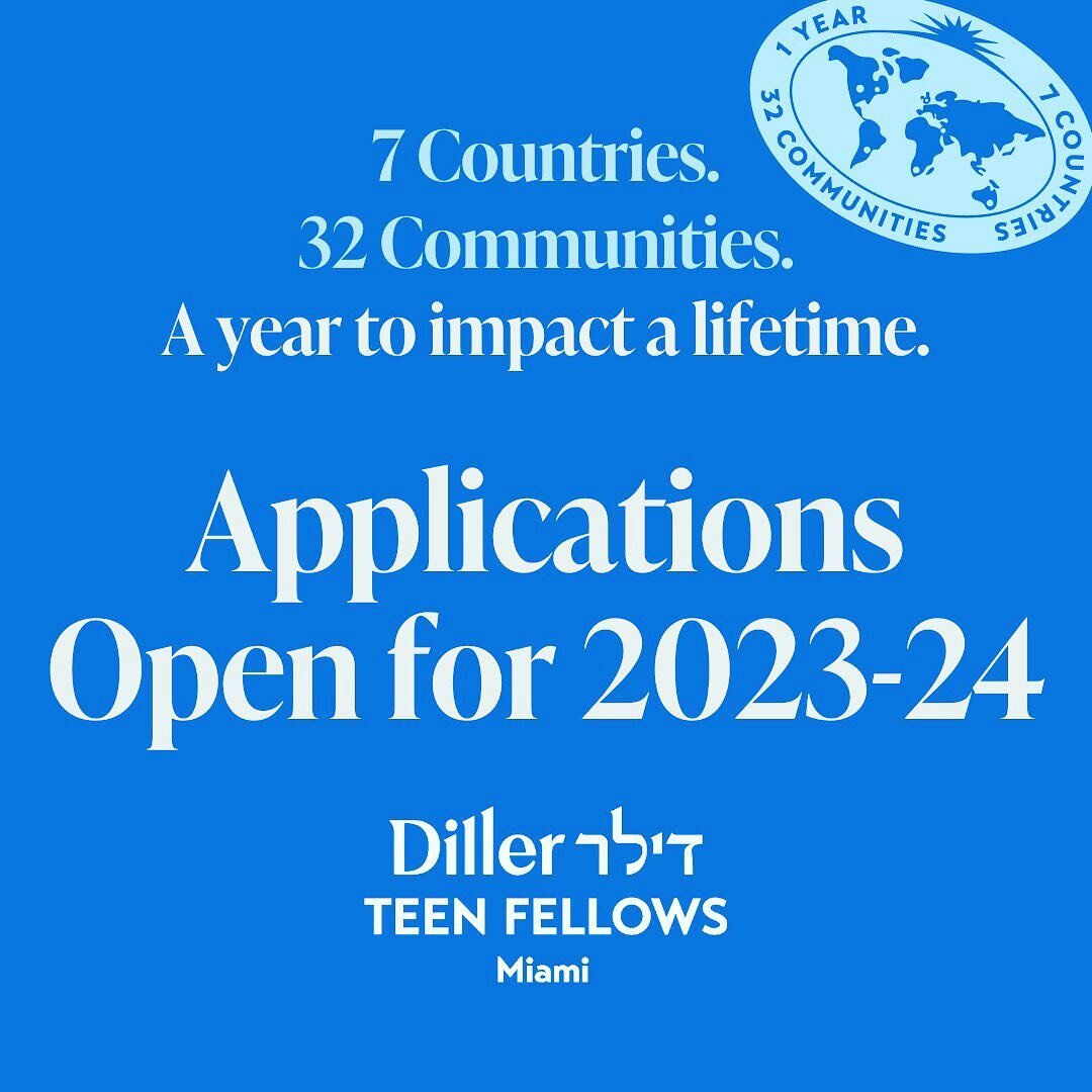 We are excited to announce that applications for the 2023-2024 Diller Miami Cohort 11 are now open! Check out the link in bio to apply for the experience of a lifetime!