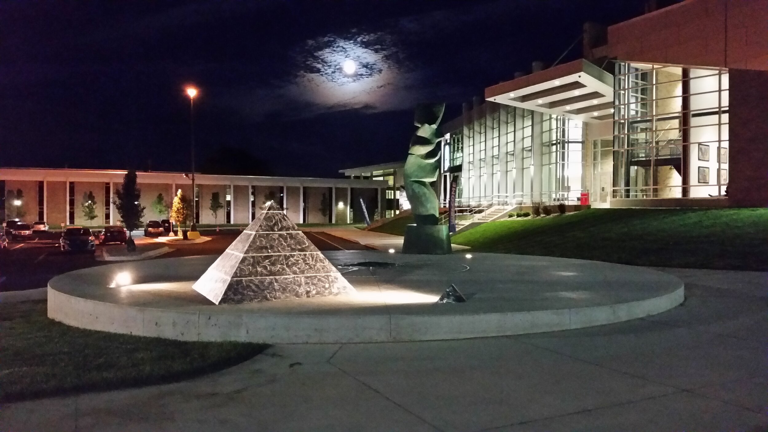 Walker Hall Sculpture with full moon.jpg