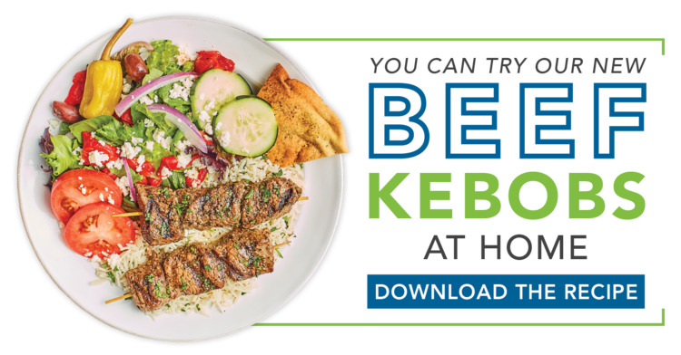 Introducing our New HandCrafted Chicken and Beef Kebobs — Taziki's Cafe
