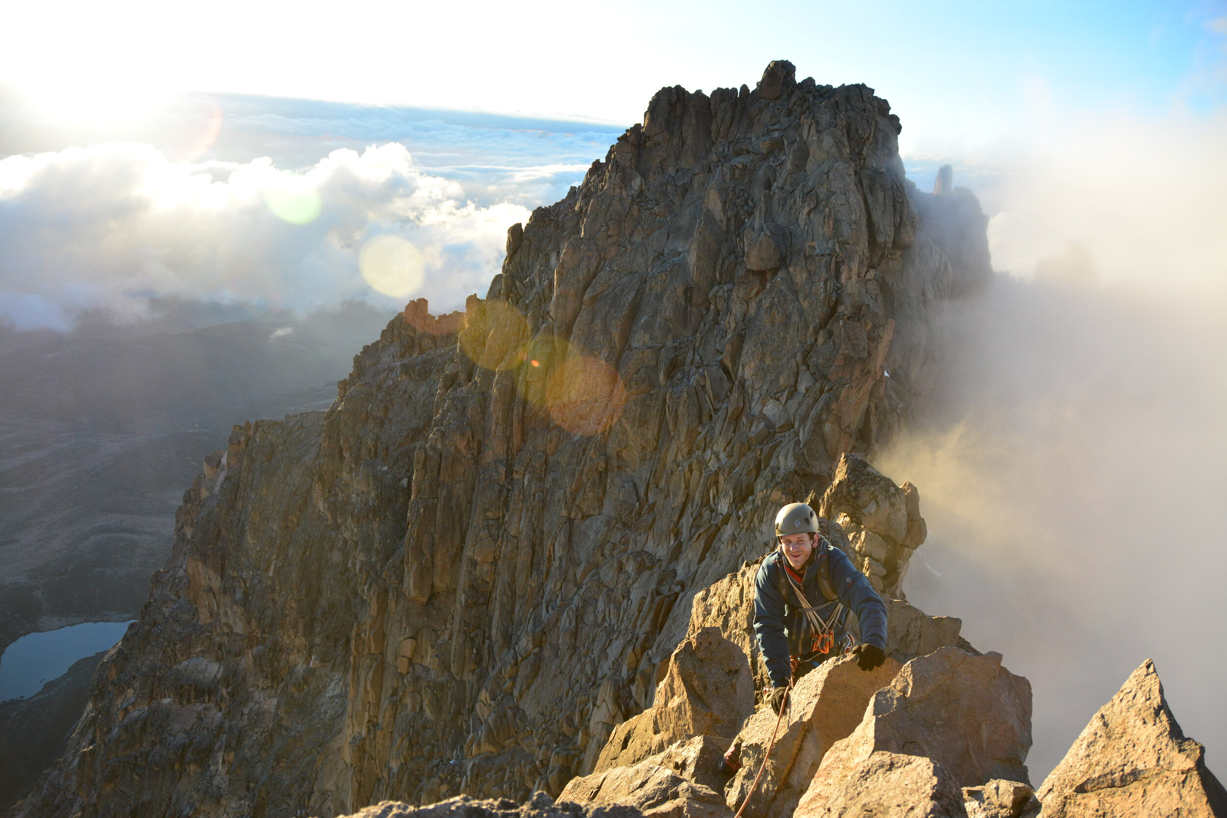 Mount Kenya- Batian from Nelion.JPG