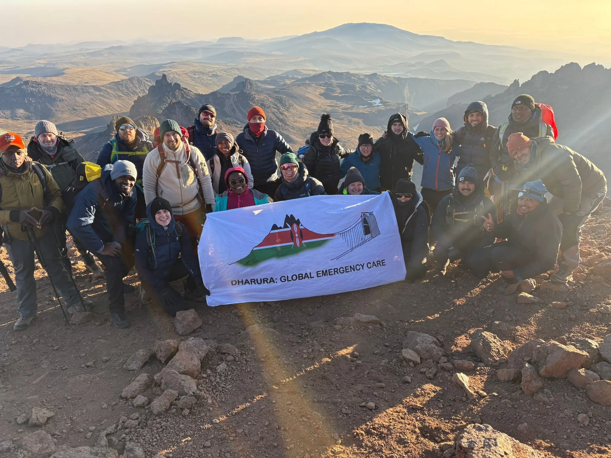 At the end of January African Ascents had the pleasure of hosting one of the biggest group treks we've led on Mount Kenya. While it was large, with 20 trekkers, what was most special about it was the organisation behind the trek - @dharura_globalemer