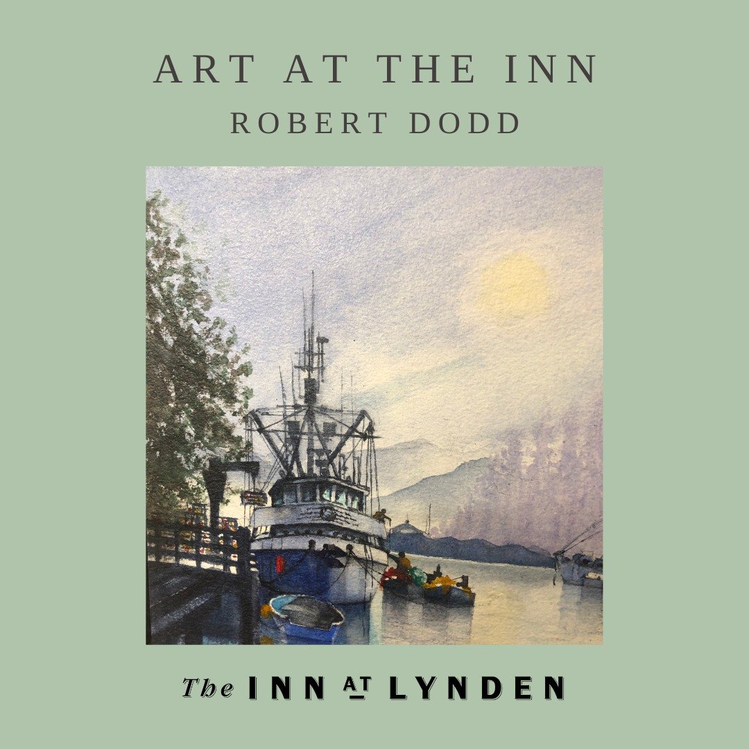 New Art. New Artist.

The illustrative water color paintings of Robert Dodd now grace our lobby and public spaces through June. You are welcome to browse.

See link in bio to book your stay with us.
.
.
.
.

#TheInnAtLynden #lyndenhotel #stayinlynden