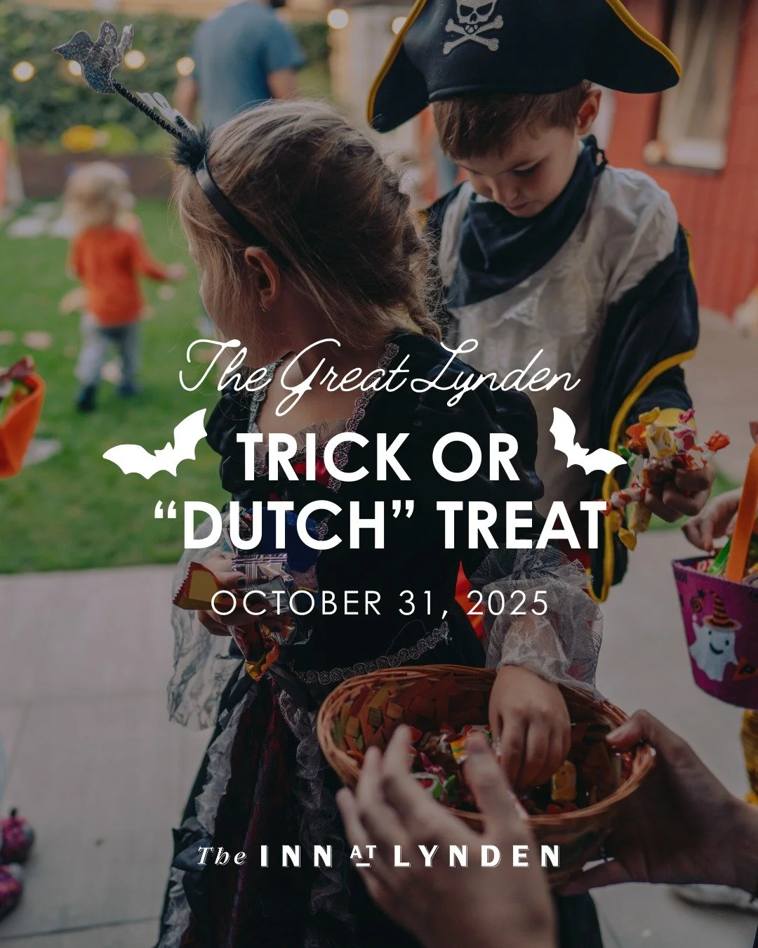 Costumes encouraged. Candy guaranteed.
No tricks, just a whole lot of treats in downtown Lynden!
Join us for The Great Lynden Trick or “Dutch” Treat on Friday, October 31 from 2 to 5 pm. Bring your little boos and ghouls (ages 12 and und