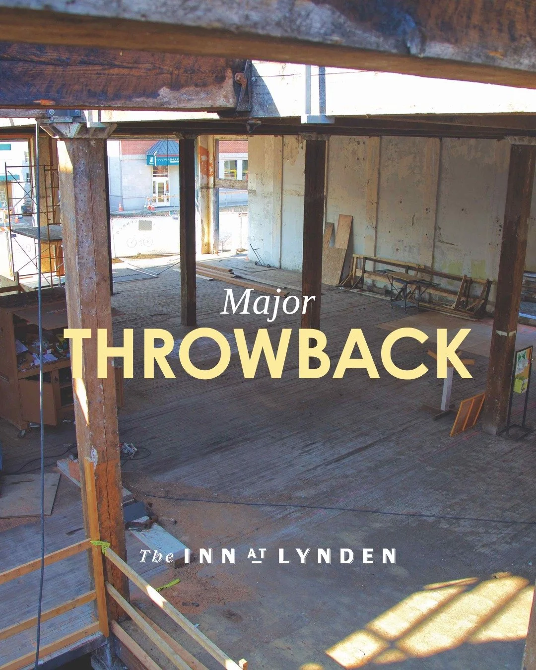 Inn the Beginning...

Before it became the warm, welcoming space it is today, the Inn at Lynden was a vision, and a whole lot of work. Here's a peek at the early days of transformation, when history, heart, and a lot of grit came together to bring ne