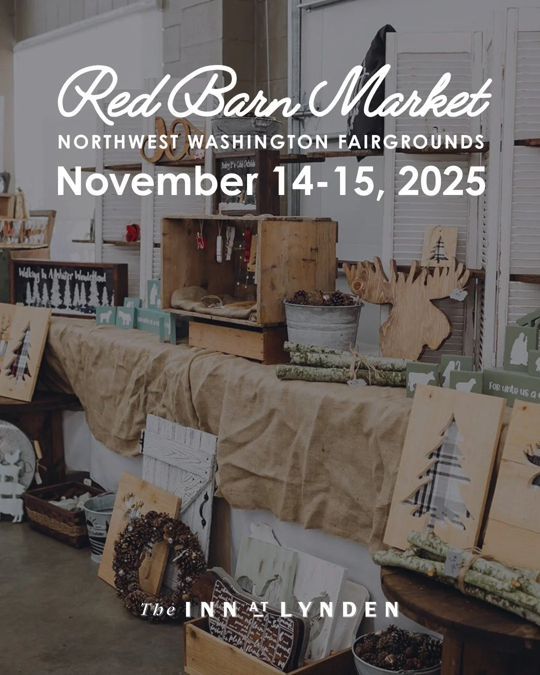 Barn-loads of Charm!

The Red Barn Market returns to the Northwest Washington Fairgrounds November 14&ndash;15, and it's the perfect place to kick off your holiday shopping! Discover handmade goods, home d&eacute;cor, vintage finds, and so much more,