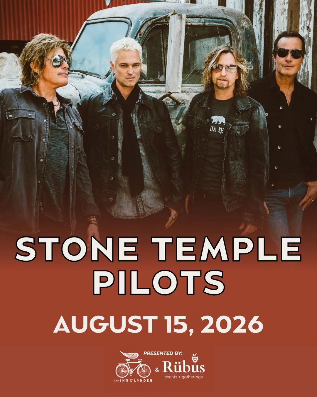 Rock Hard. Sleep Easy.

We are thrilled to sponsor the Stone Temple Pilots at the Northwest Washington Fair &amp; Event Center on August 15 at 7:00 pm. Tickets on sale now!

Who's going?  Visit www.nwwafair.com

And who&rsquo;s staying? Visit innatly