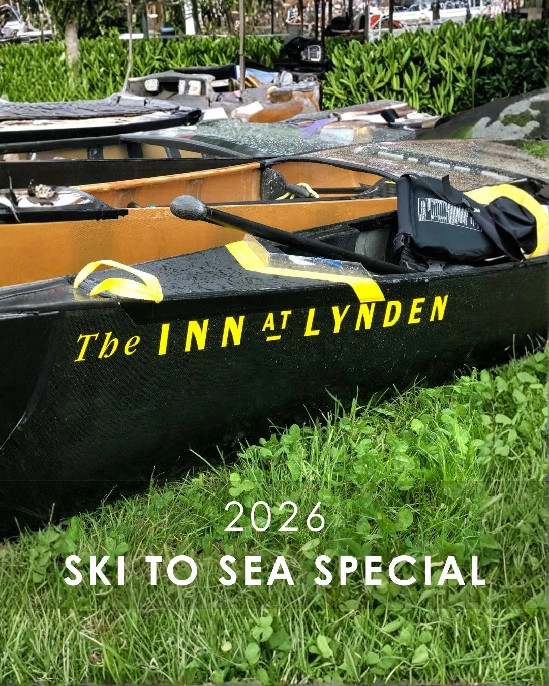 What has 8 People and 7 Legs?

It may feel early, but Ski to Sea planning starts now! The Inn is the ideal home base for racers, spectators, and support crews alike.

Stay with us May 20&ndash;31, 2026 and enjoy 20% off our seasonal rate, all just mi