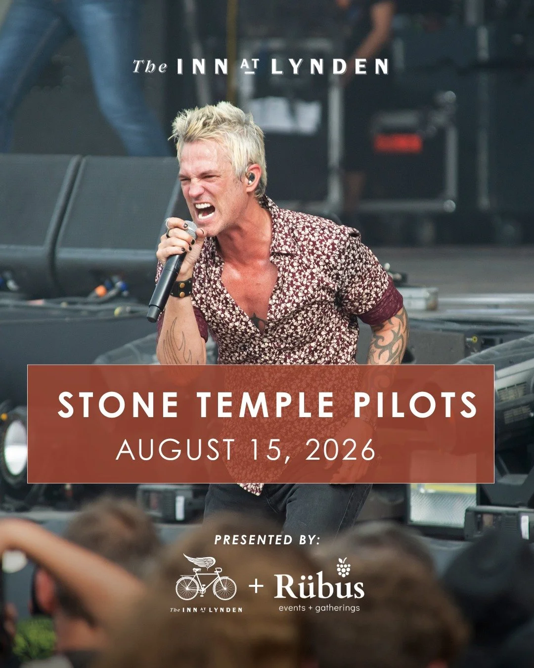 Check in. Rock out.

Stone Temple Pilots are taking the stage at the Northwest Washington Fair on August 15, and if you've been thinking about going, now's the time to grab your tickets. Limited seats remain for what promises to be an unforgettable n