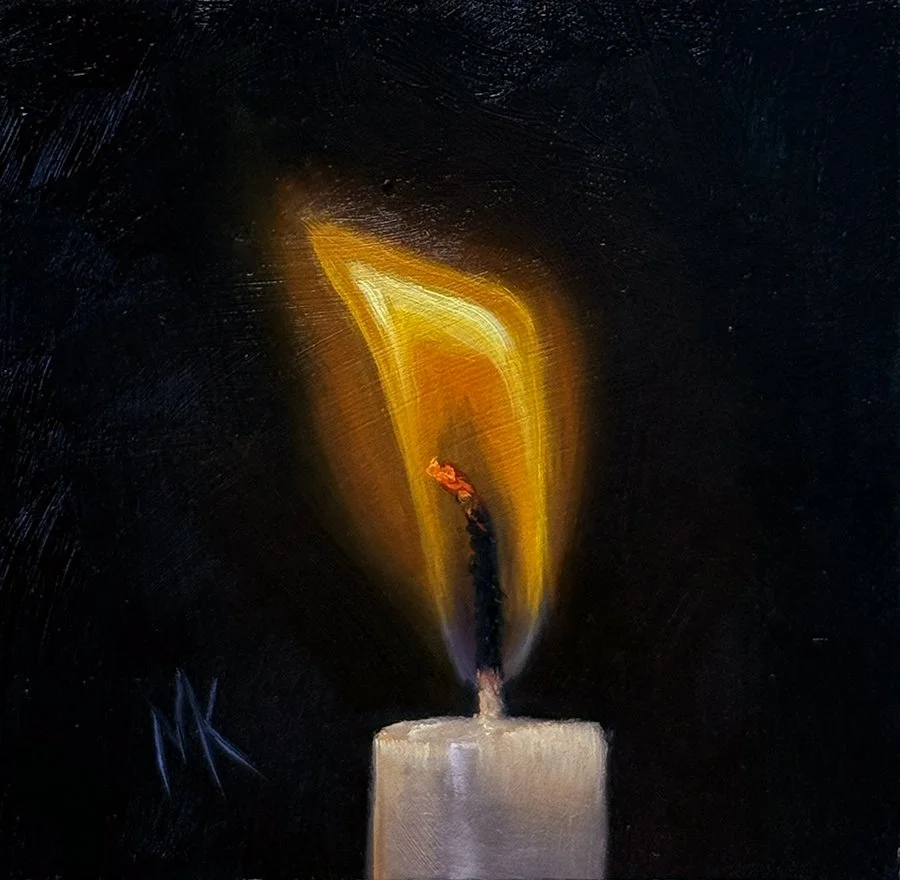 Quiet. Original Oil Painting.