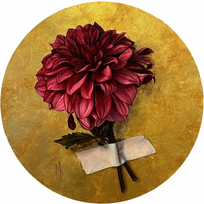 Stick to it. Original Oil Painting.