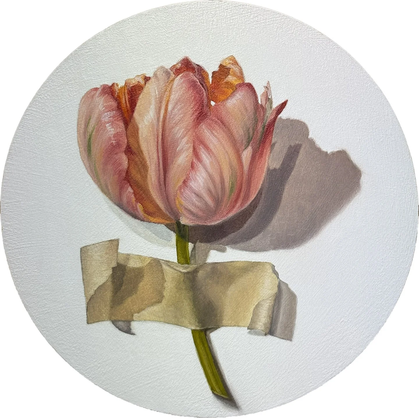 Hang in there. Original Oil Painting.