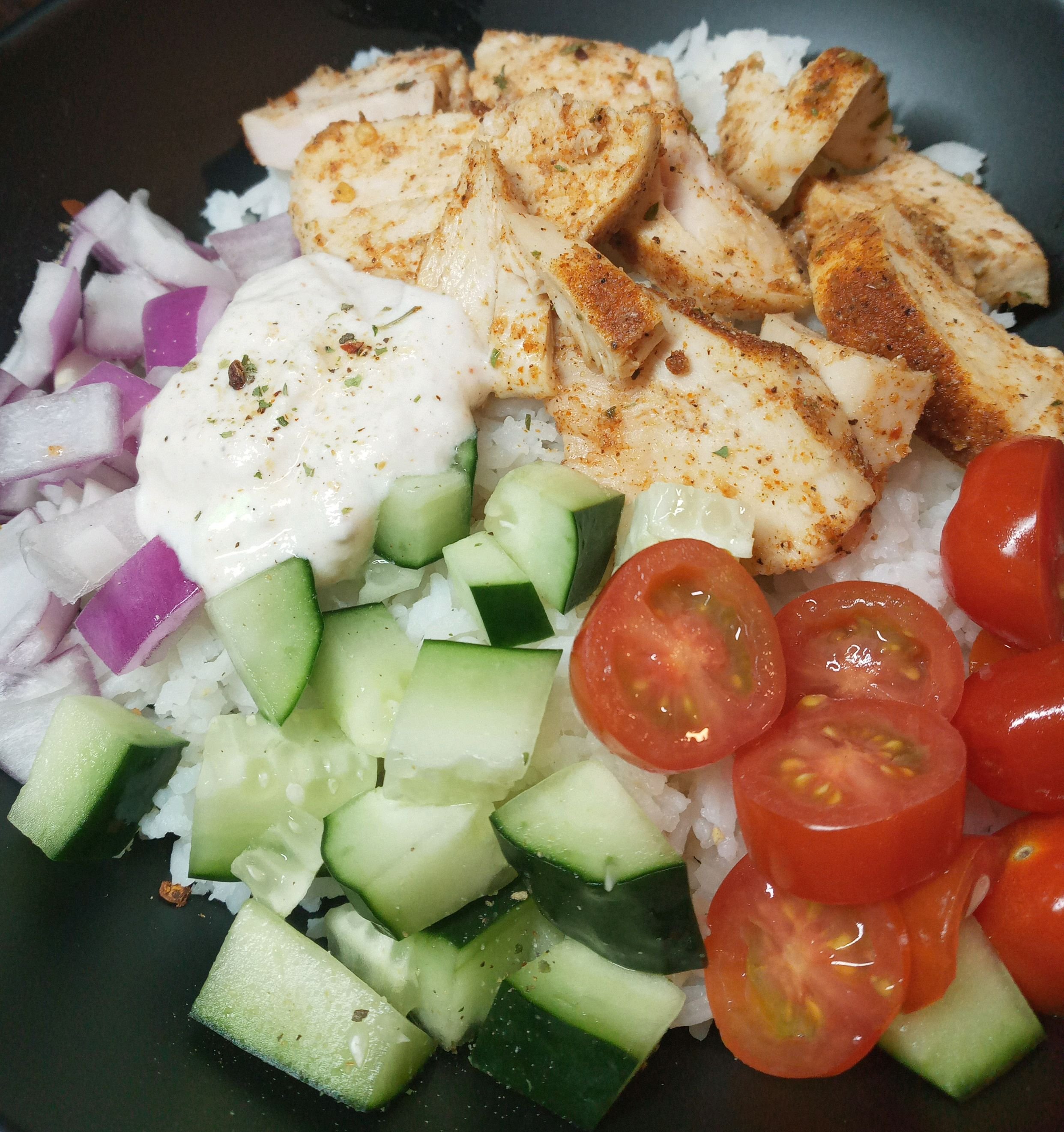 Chicken Shawarma Rice Bowls