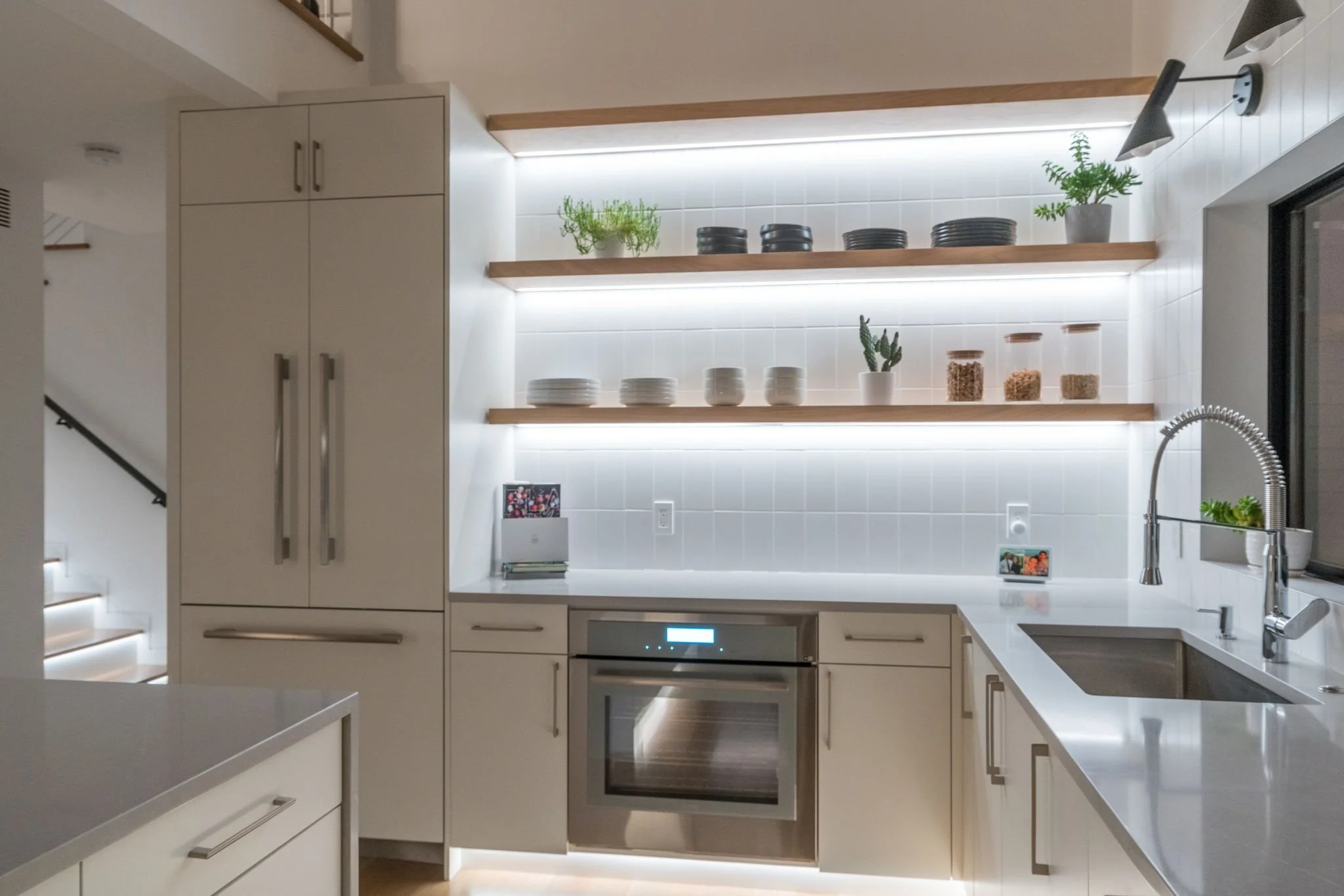 Artisans kitchen renovation with a bright, clean layout and refined custom finishes