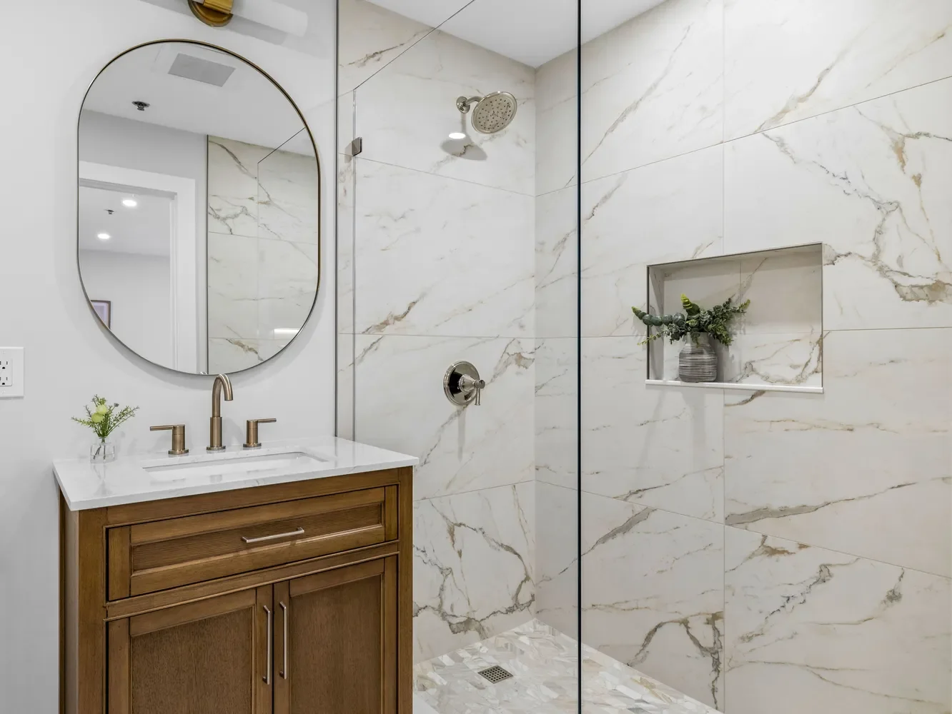 Light Marble · Custom Vanity: cover photograph