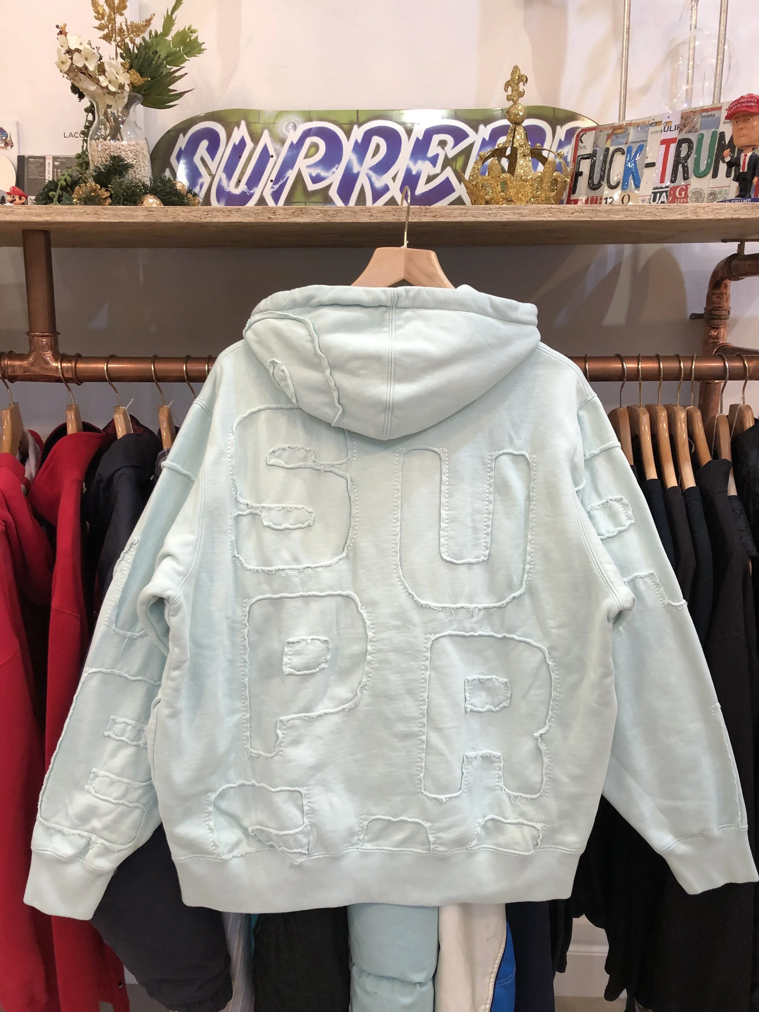 Supreme Cutout Letters Hoodie Hot Sale 