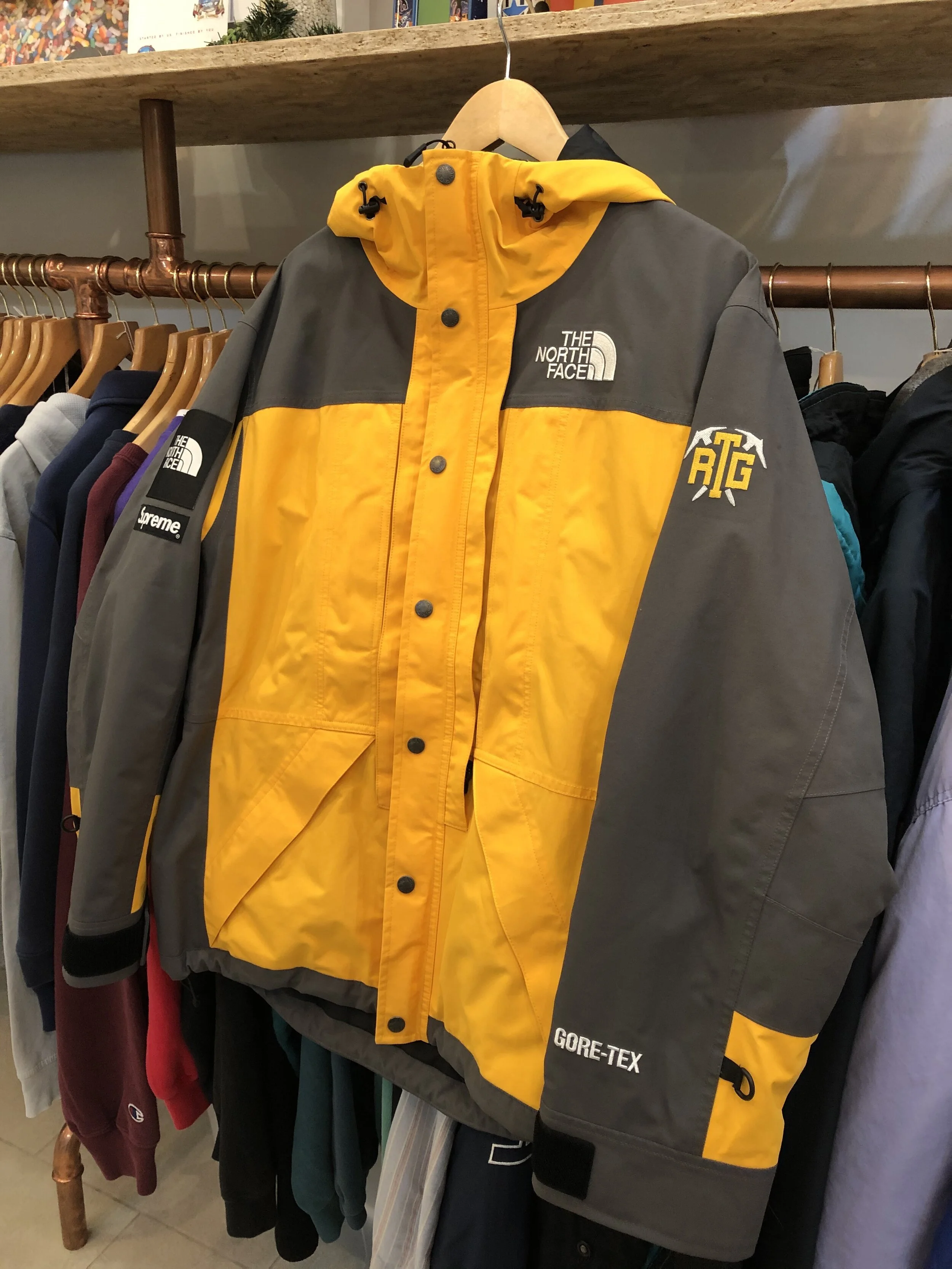 yellow supreme jacket