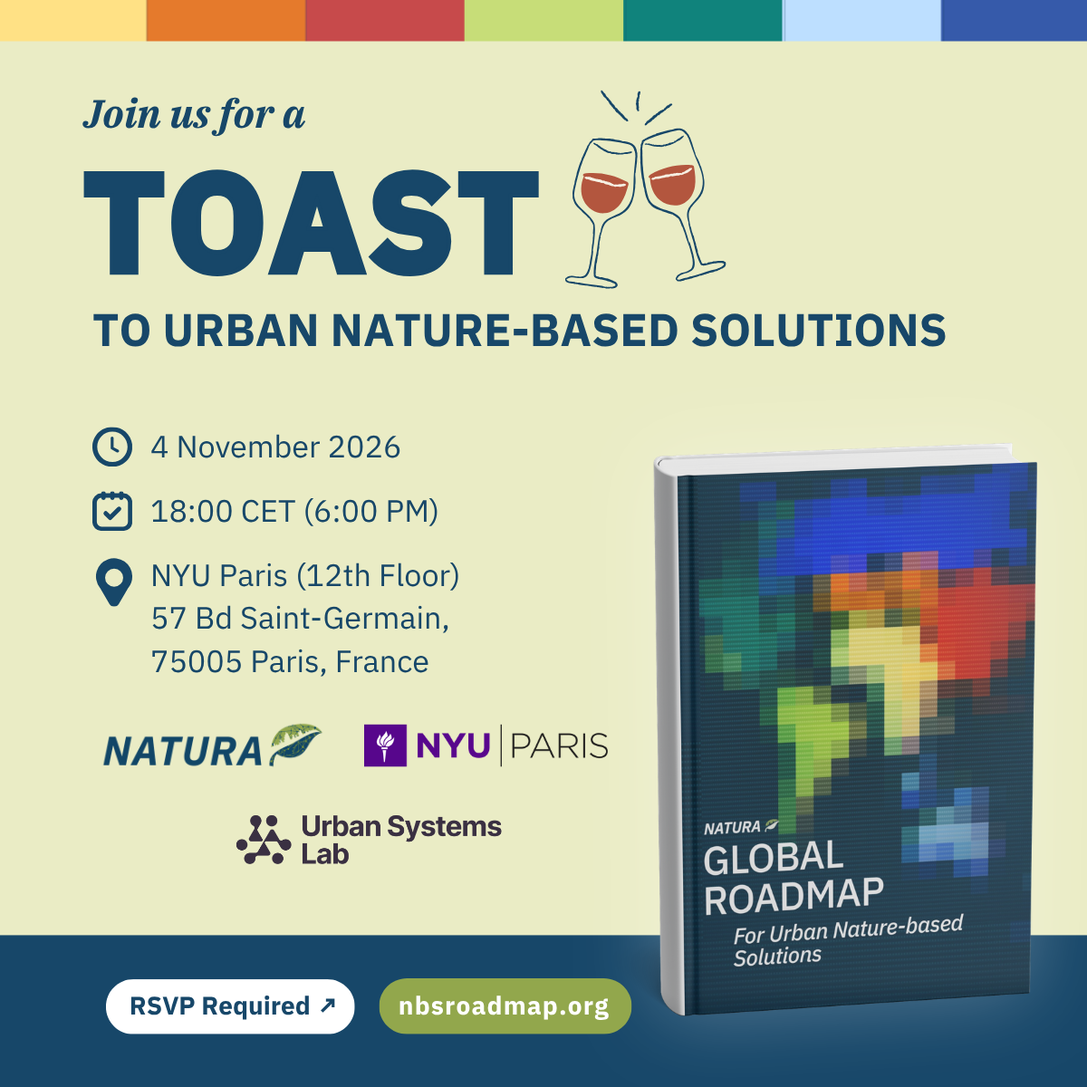 A Toast to Urban Nature-based Solutions: Celebrating the NATURA Global Roadmap