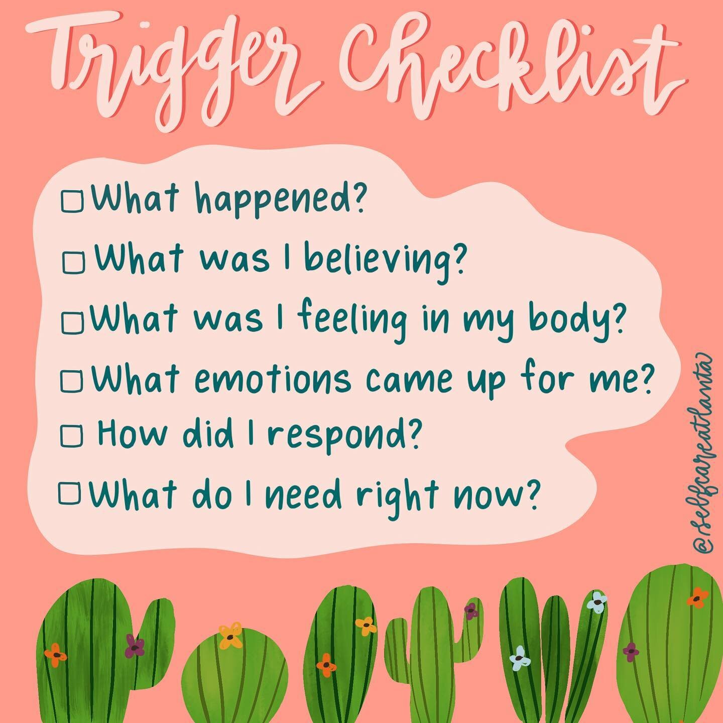 I know I&rsquo;m not alone in experiencing moments of feeling...triggered. 

Have you ever been in a situation or around people and when you walk away, you just feel... off? 

Maybe in that moment all you know is that you&rsquo;re bothered or feel so