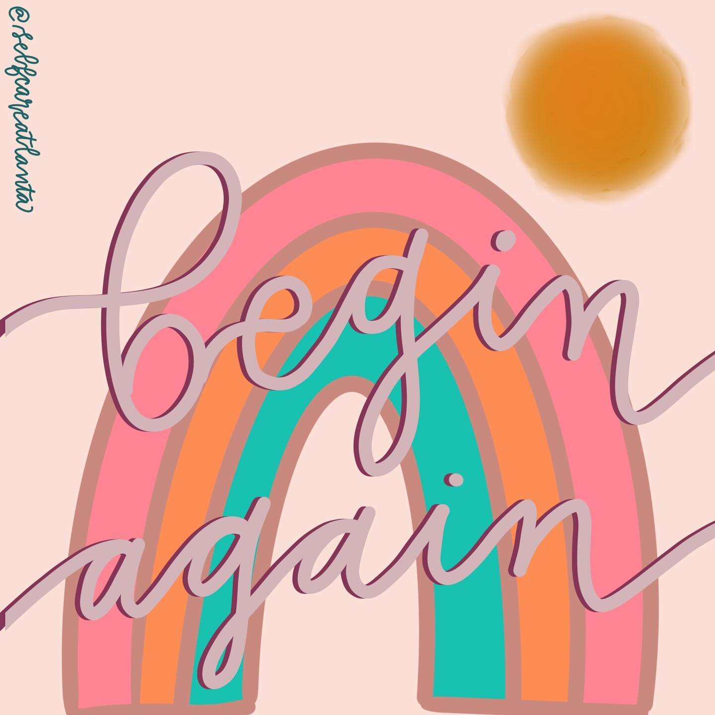 Good morning, sunshine&rsquo;s! ☀️It&rsquo;s a new day, with a new opportunity to begin again. Remember, unless you quit, it&rsquo;s not over. Keep going. 💛🧡💗 
*
*
*
#atltherapist #selfcarequotes #mentalhealthmatters #anxietysupport  #therapyworks