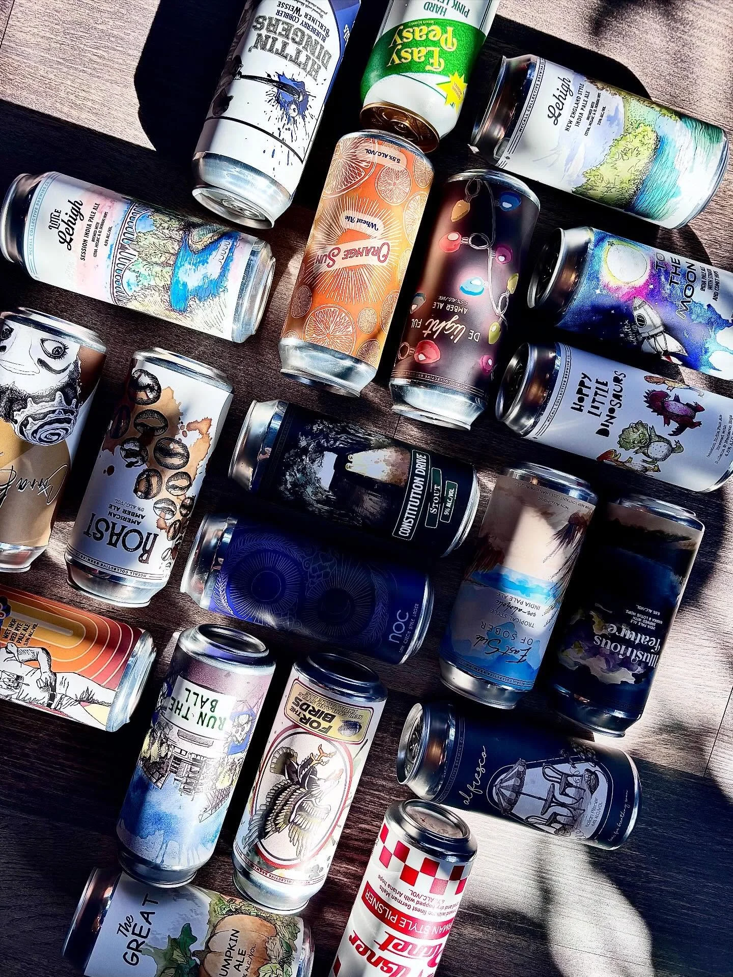 Your eyes don&rsquo;t deceive you..
We have TWENTY +* options in 4-pks to go at BOTH locations 🤯 
(+* Sus might have a few more than the Taphouse 😉)

Our brewers have been BREWING their little keesters off. And our expansion project is paying off i