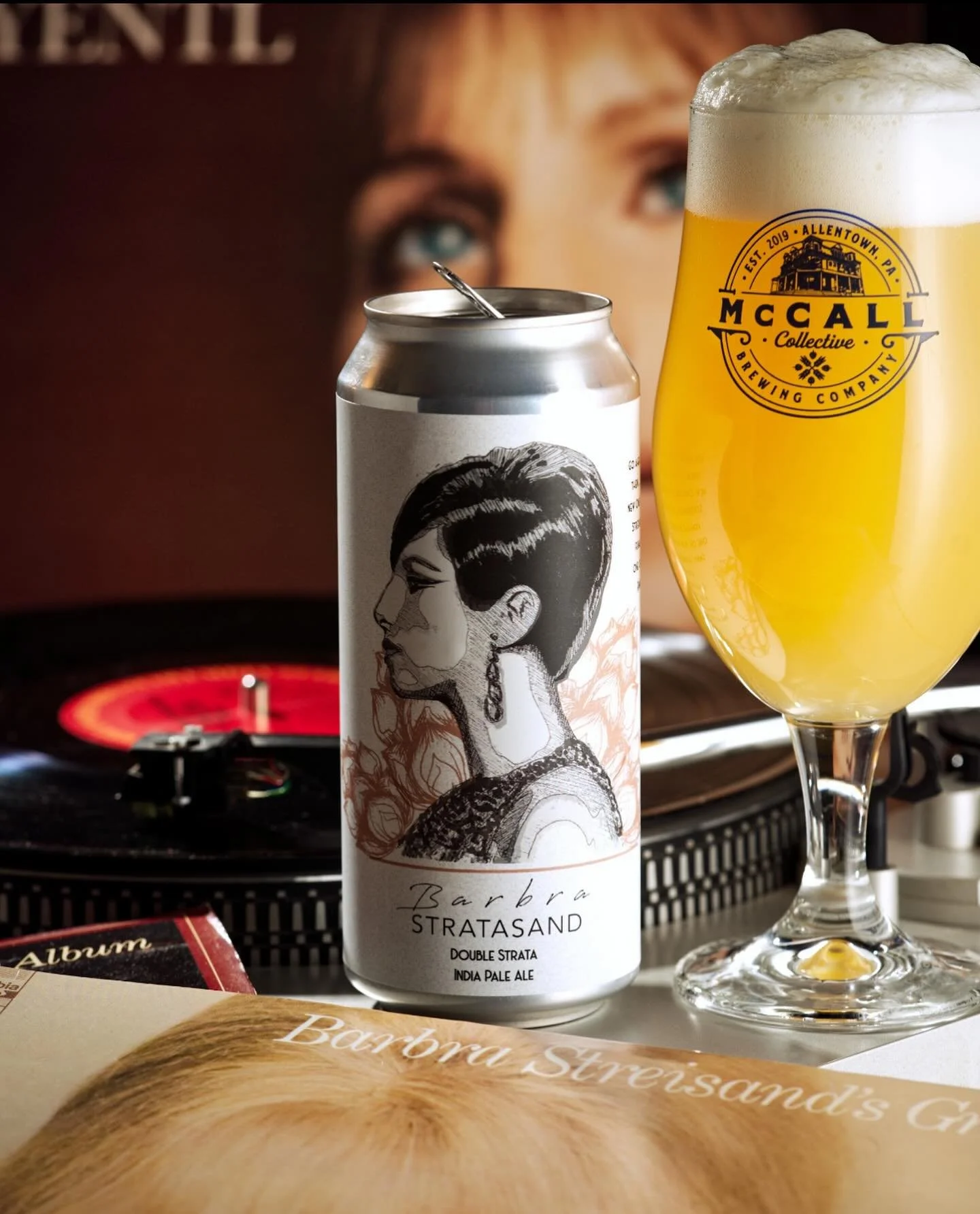 We call her Babs 💖

Barbra Stratasand - 8.3% ABV.
Double dry-hopped, double India Pale Ale brewed exclusively with Strata hops - this beer is part of our One Hop Wonder series. 
Super hazy with notes of strawberry and fresh pressed white grape. 

Av