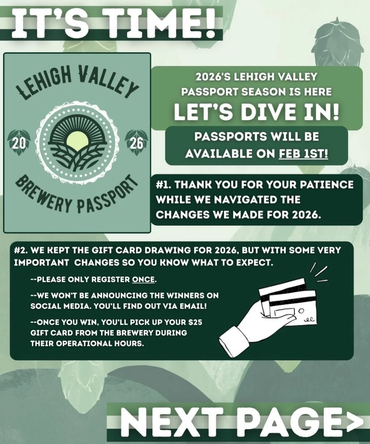 @lvbrewersguild 2026 PASSPORT!!
Peep the pages - this year it&rsquo;s gonna go a little differently! 
So many amazing local breweries around here, this is such an opportunity to venture out and spread the love

Passports will be available for pickup 