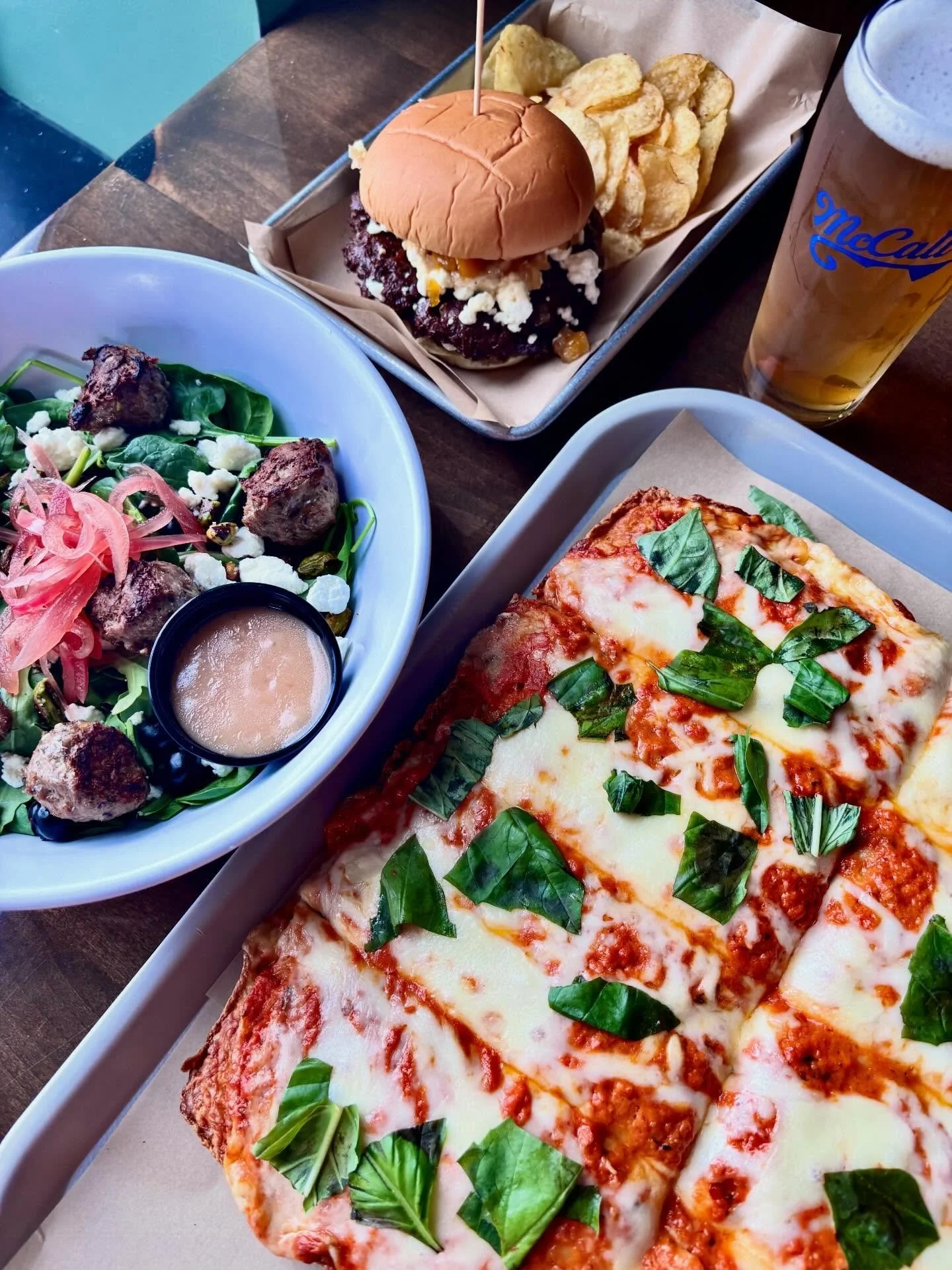 APRIL STARTS TOMORROW 
Which means NEW food specials 🤩

Here&rsquo;s what we have cookin at the Brewery on Susquehanna St: 

Spiced Lamb Meatball Salad - roasted lamb meatballs, goat cheese, fresh blueberries, roasted Pistachios, pickled red onion o