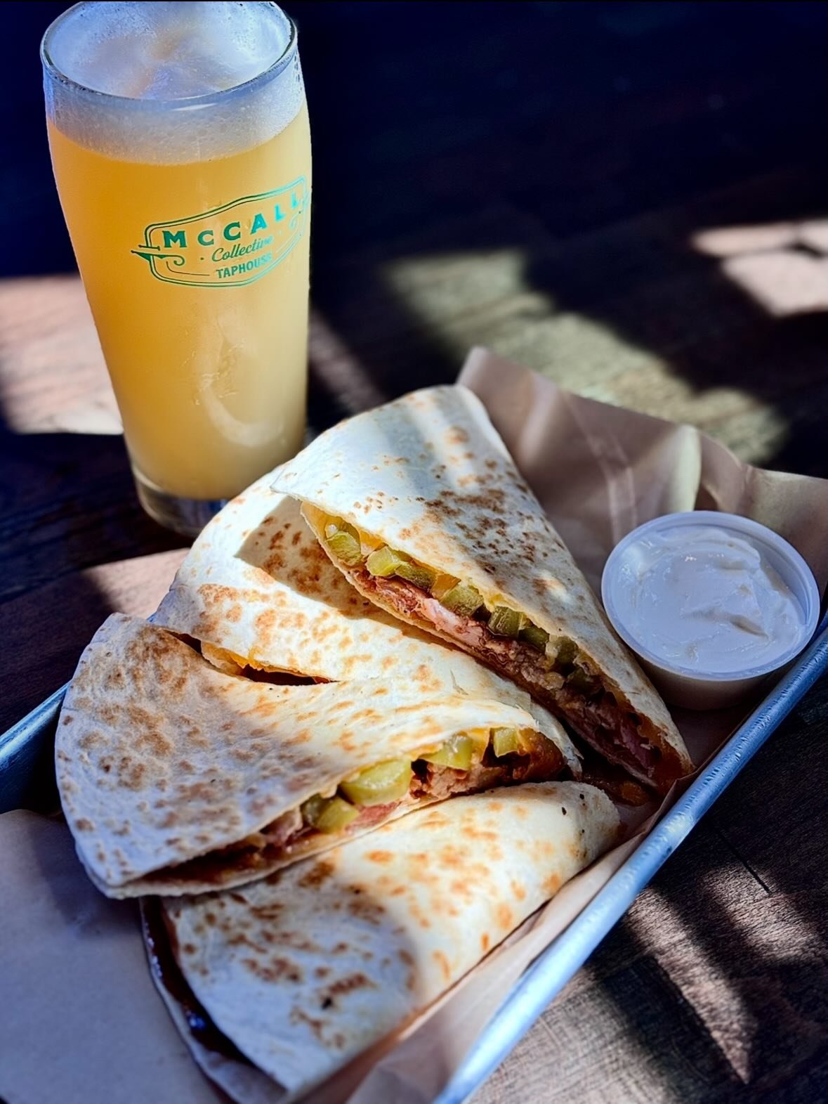 May food specials at the Taphouse are 🔥 

👉BBQ Quesadilla with pickled jalape&ntilde;os 
👉Breakfast Smash Burger with bacon jam, fried egg, arugula and cooper
👉Cobb Salad with chicken (grilled or breaded), bleu, bacon, avocado 

👌👌👌
Available 