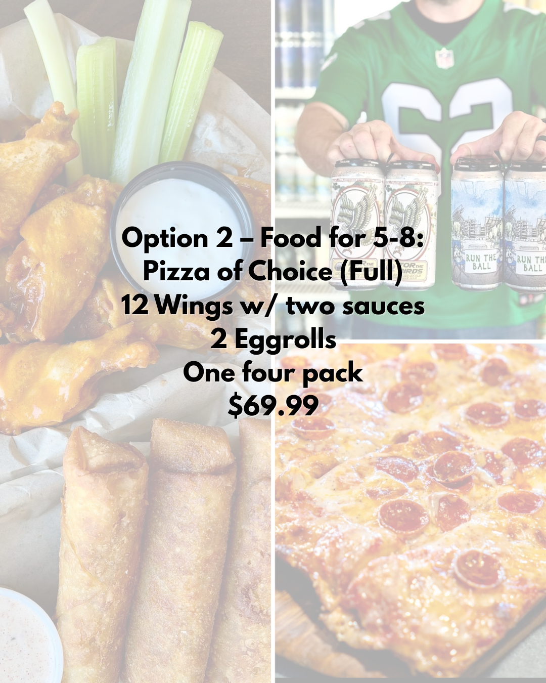 SuperBowl Option 2 - Food for 5-8