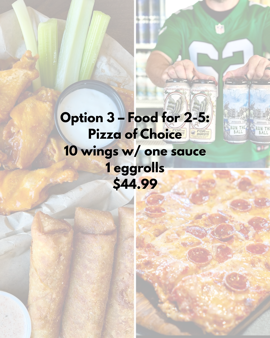SuperBowl Option 3 - Food for 2-5