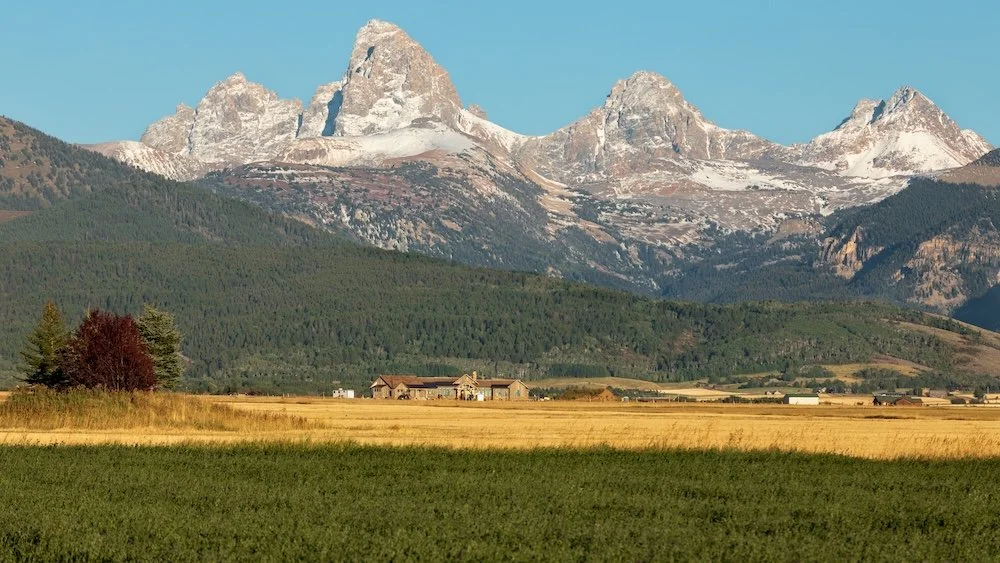 Grand Teton view in Teton Valley