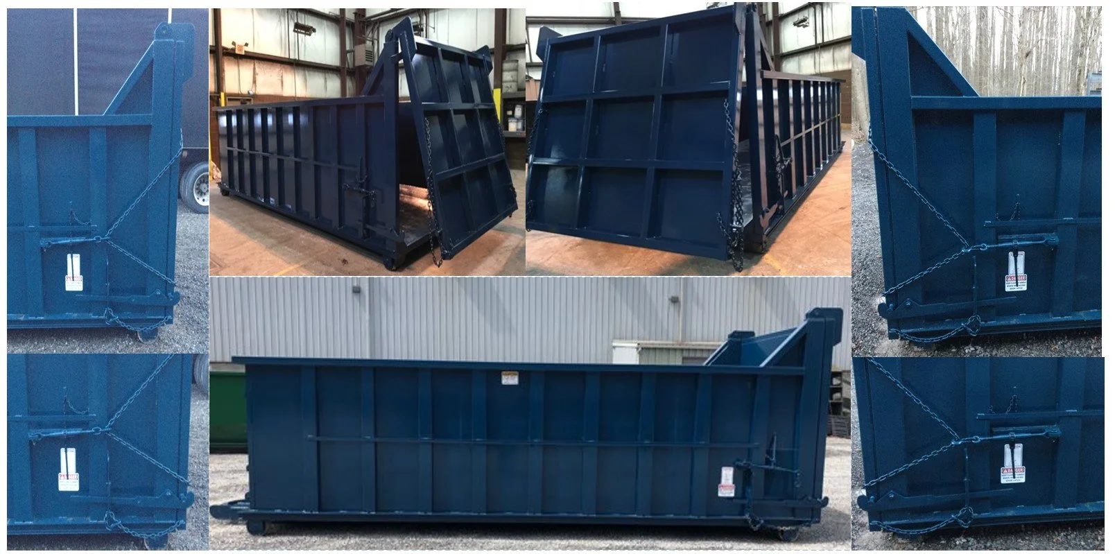 Roll Off Dumpster Rectangular and Tub Style Container Manufacture and