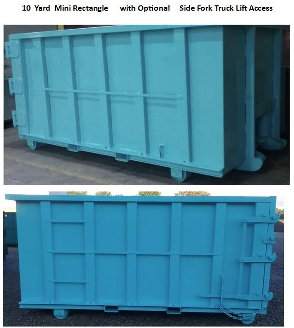 Roll Off Dumpster Rectangular and Tub Style Container Manufacture and