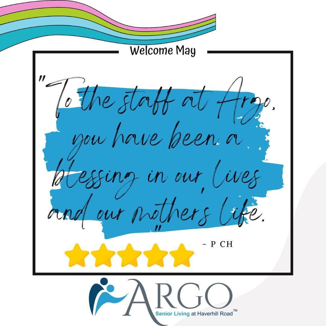 We are so happy when we find out that not only our residents are happy but also their families and friends. 🌟
Thank you so much for the amazing review! 🧡

🏠Argo Senior Living at Haverhill (#8091)
2939 S Haverhill Rd
West Palm Beach,
FL 33415
📲(56