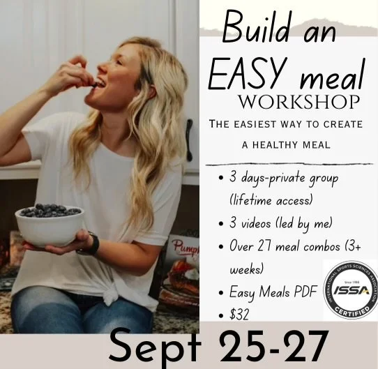 Build an EASY meal WORKSHOP