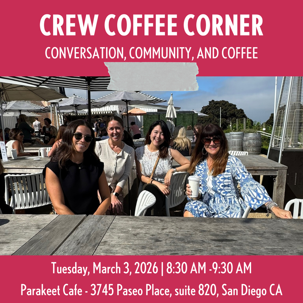CREW Coffee Corner — CREW San Diego