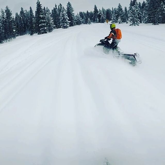 If you can’t ride a SxS go snowmobiling #alphaone #arcticcat #snowmobiling #goride