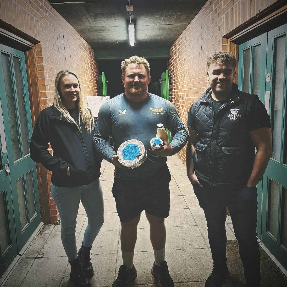 Celebrating retirement 👏🏼
.
Absolutely awesome to catch up again with ex welsh rugby legend samson Lee, over at our new cheese facilities, after recently announcing his retirement. 
.
Congratulations on such a spectacular career, and good luck with