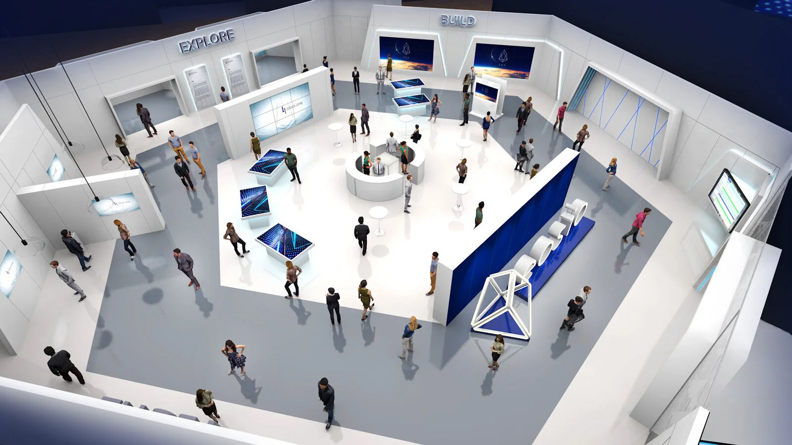 block.one #B1June Event 2019 - Expo Rendering