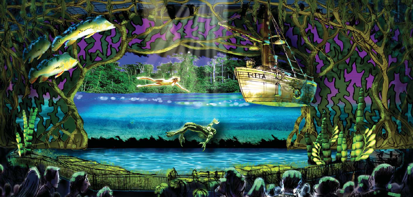 Creature Of The Black Lagoon The Musical - Universal Studio Theme Park