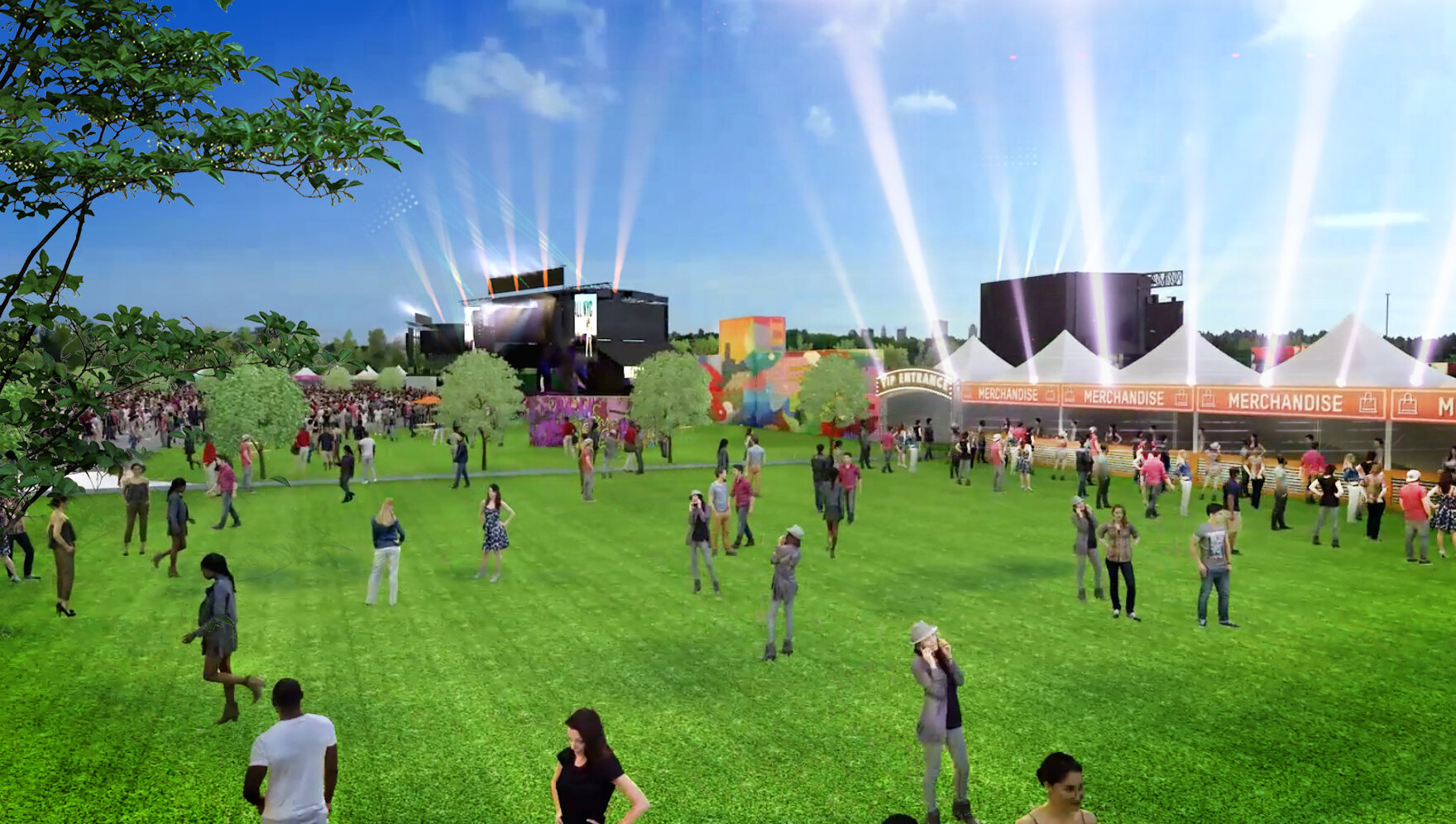 Governor's Ball Fly through Animation and Renderings