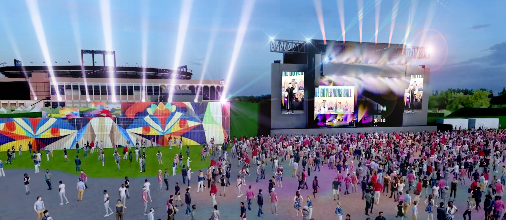 Governor's Ball Fly through Animation and Renderings