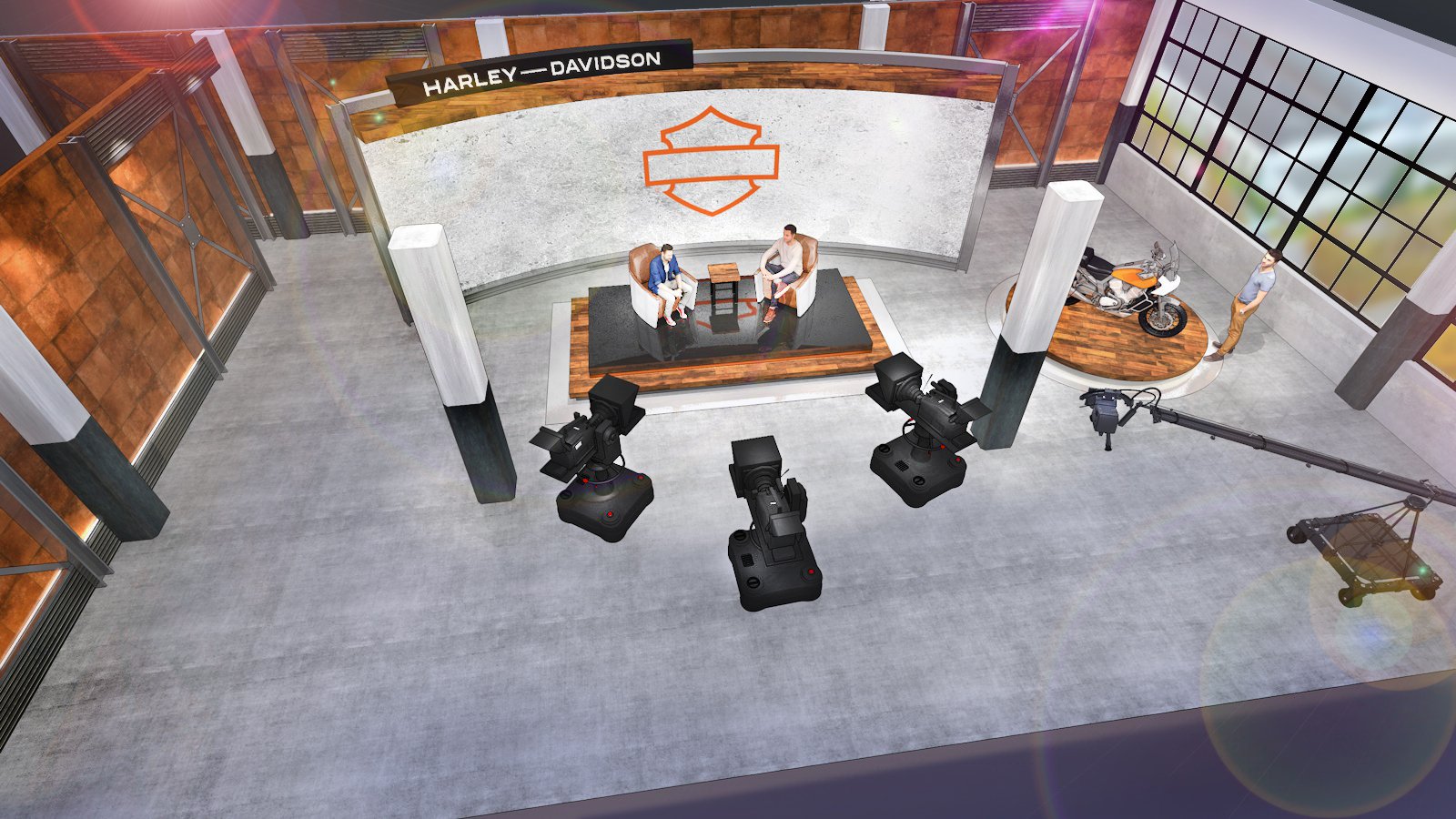 Harley-Davidson Virtual Event for Proscenium Productions