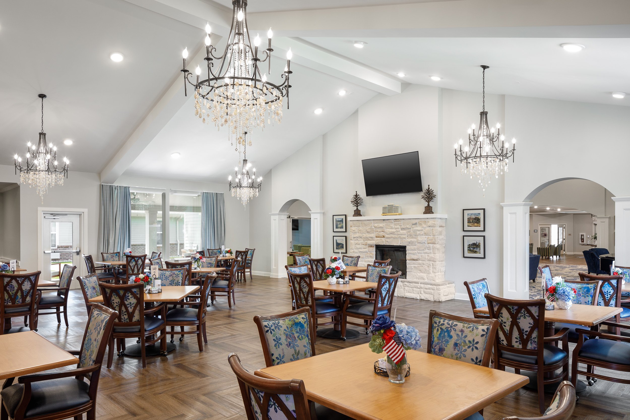 Restoration at Westgate completed project, dining