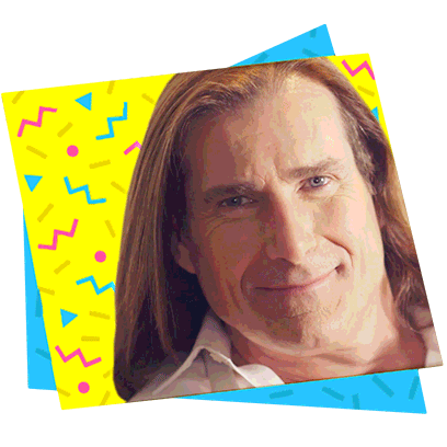 90s flirt Sticker by Hallmark eCards-source.gif