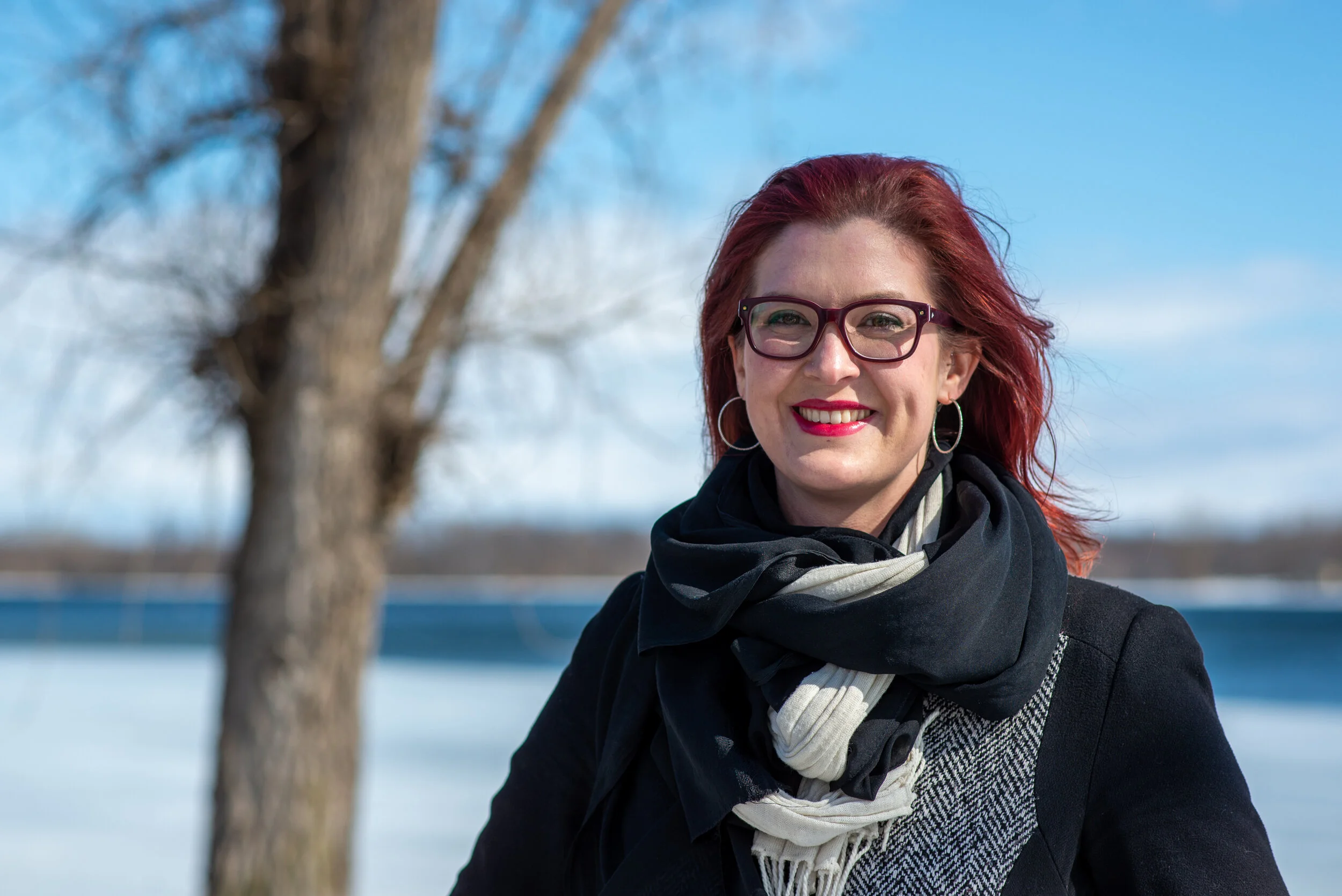 CHRISTINE NORMANDIN FAIT LA DISTRIBUTION D’UN CALENDRIER  POUR L’ANNÉE 2021