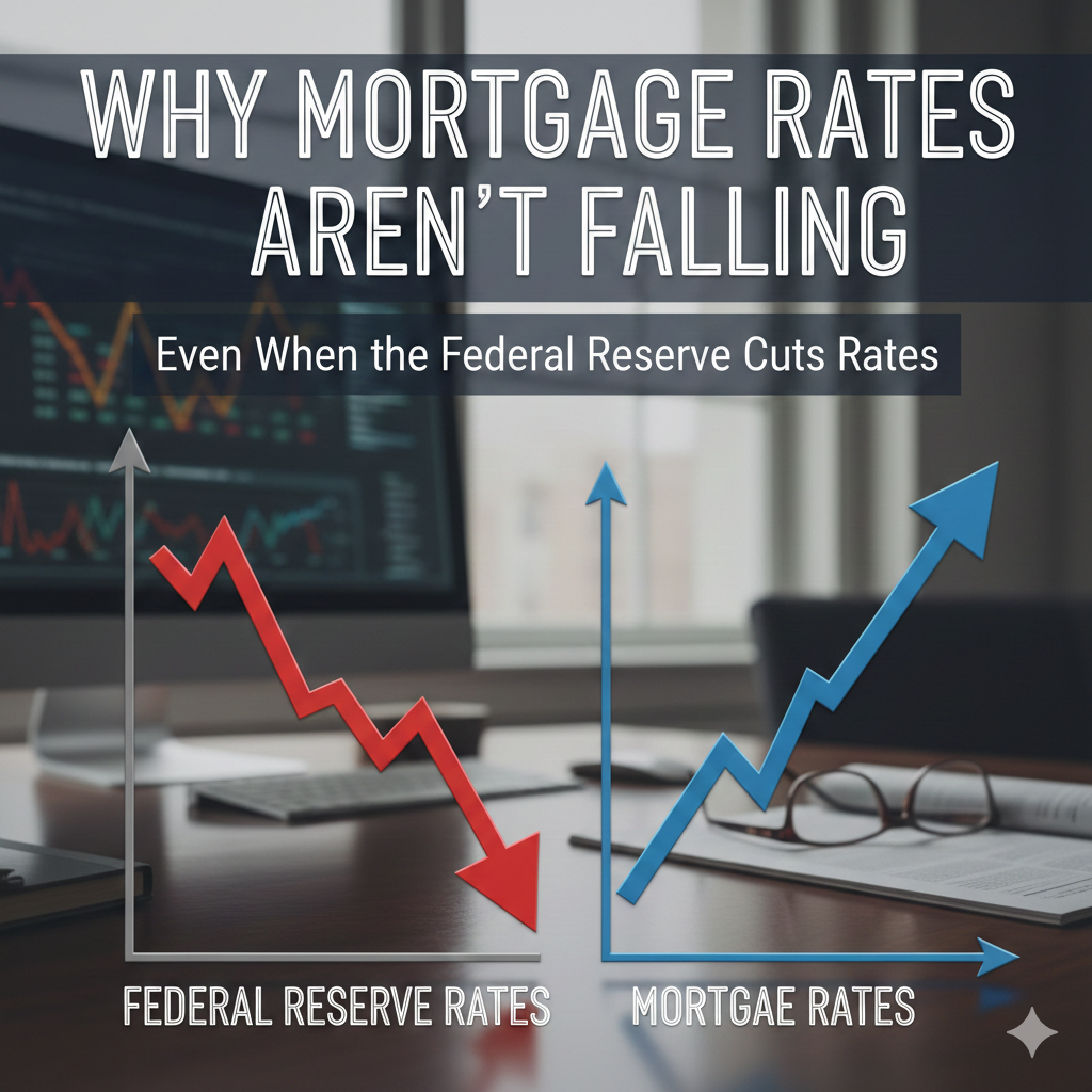 Why Mortgage Rates Aren’t Falling Even When the Federal Reserve Cuts Rates