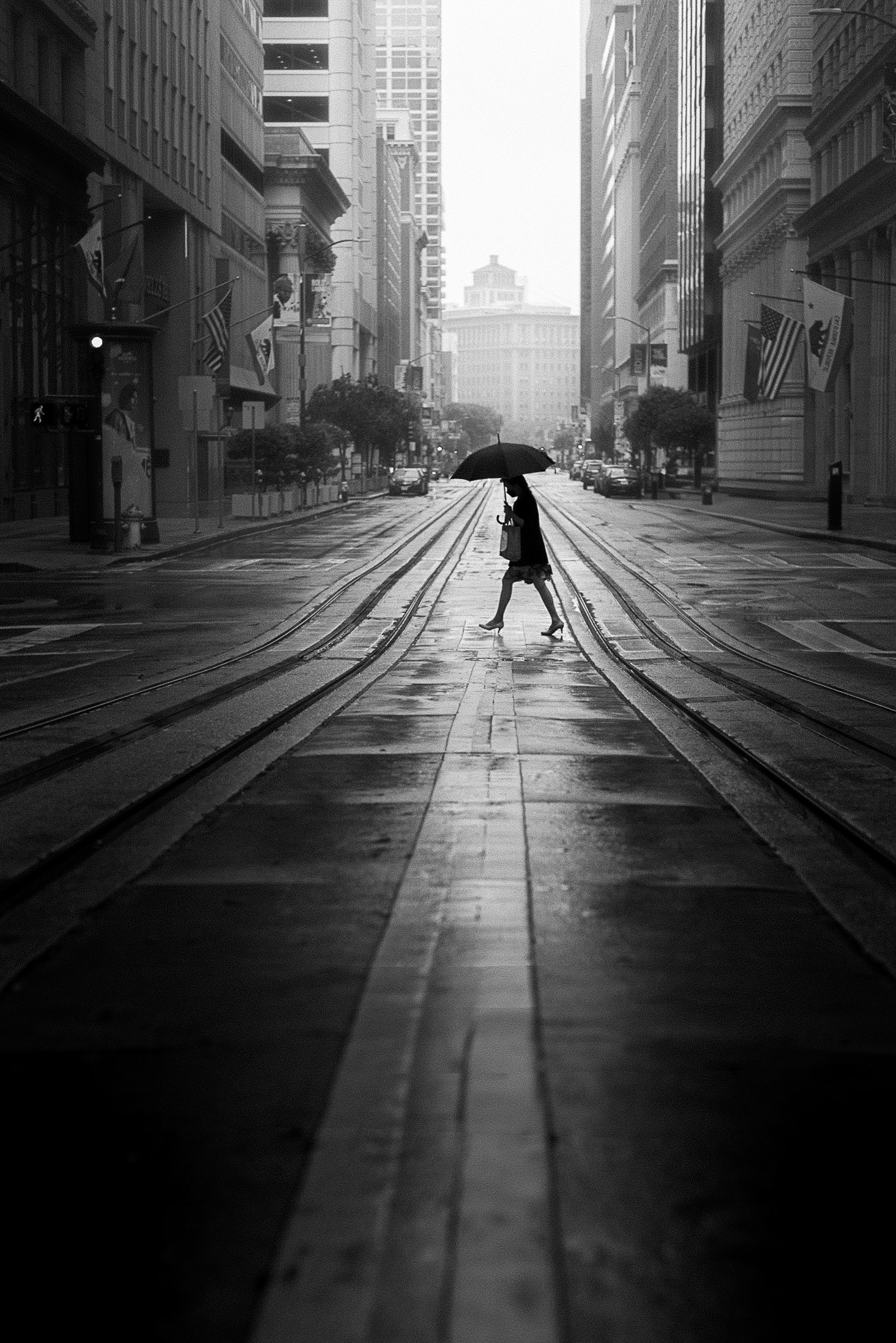 SHE WALKS IN SILENCE