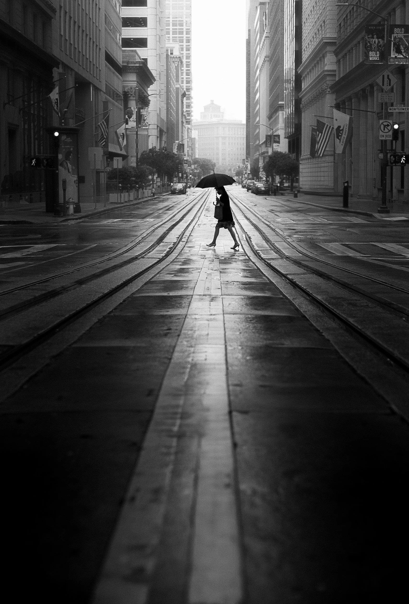 SHE WALKS IN SILENCE