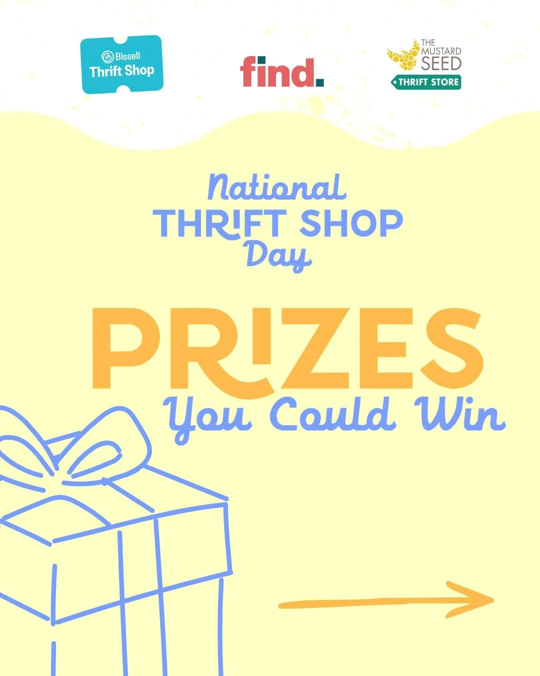 Calling all thrifters&hellip; the prizes are in! 🎉 

National Thrift Shop Day is almost here, and our Passport Challenge is bringing even more excitement to your thrift adventure on Saturday, August 15! 

Grab your passport, visit @bissellthriftshop